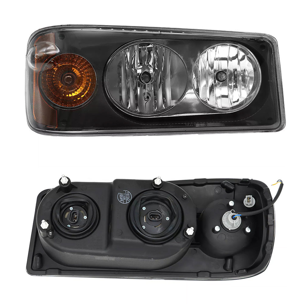 Halogen Headlights Assembly Compatible With Mack Semi Trucks Factory Right Passenger Side