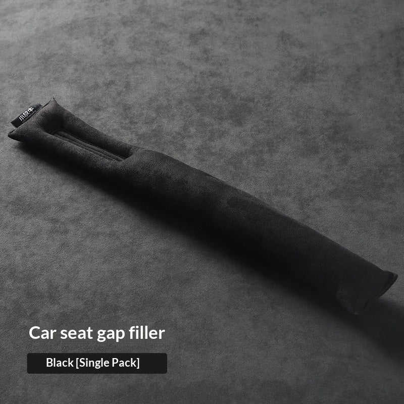 Car seat gap filler, leak-proof strip