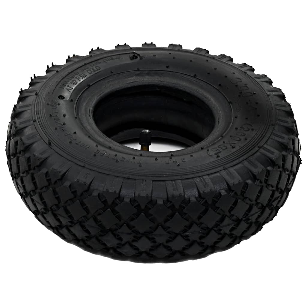2 tires 2 tubes 3.00 - 4 260 x 85 for hand trucks rubber