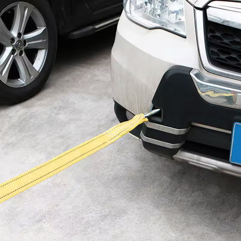 Tow Rope 3 Tonne – 4m with Hooks, Hi-Vis Yellow - image 6