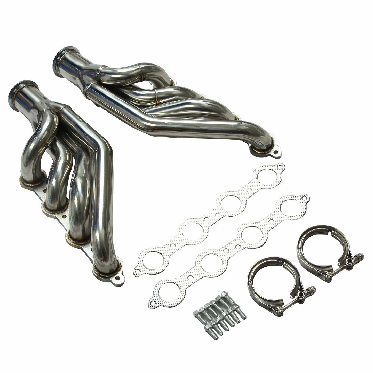 Exhaust Manifold Headers For 97-14 Chevy Small Block V8 Ls1 Ls2 Ls3 Ls6   Ban The Sale Of Amazon&Temu