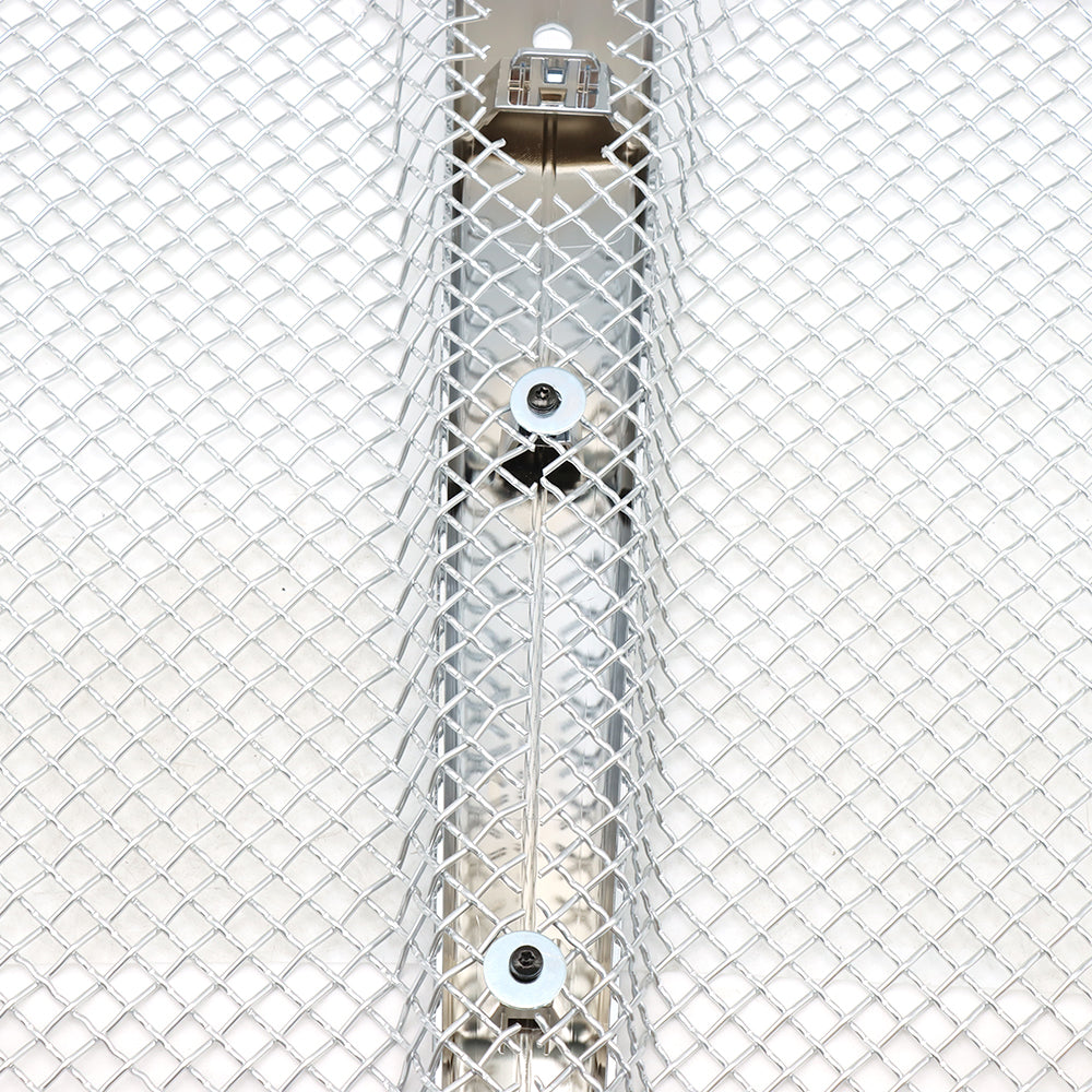 Chrome Front Grille Compatible With Kenworth T660 2008-2019 With Bug Screen