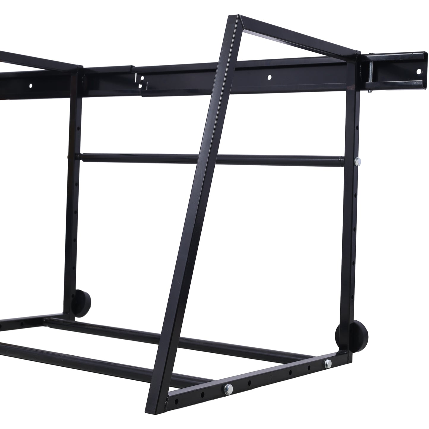 Heavy Duty Adjustable Garage Wall Multi-Tire Rack Storage, Black