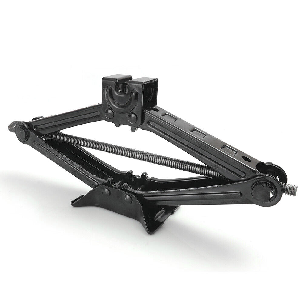 2.5 Ton Tonne Scissor Jack Lift Wind Up For Car Van Garage W Crank Speed Handle