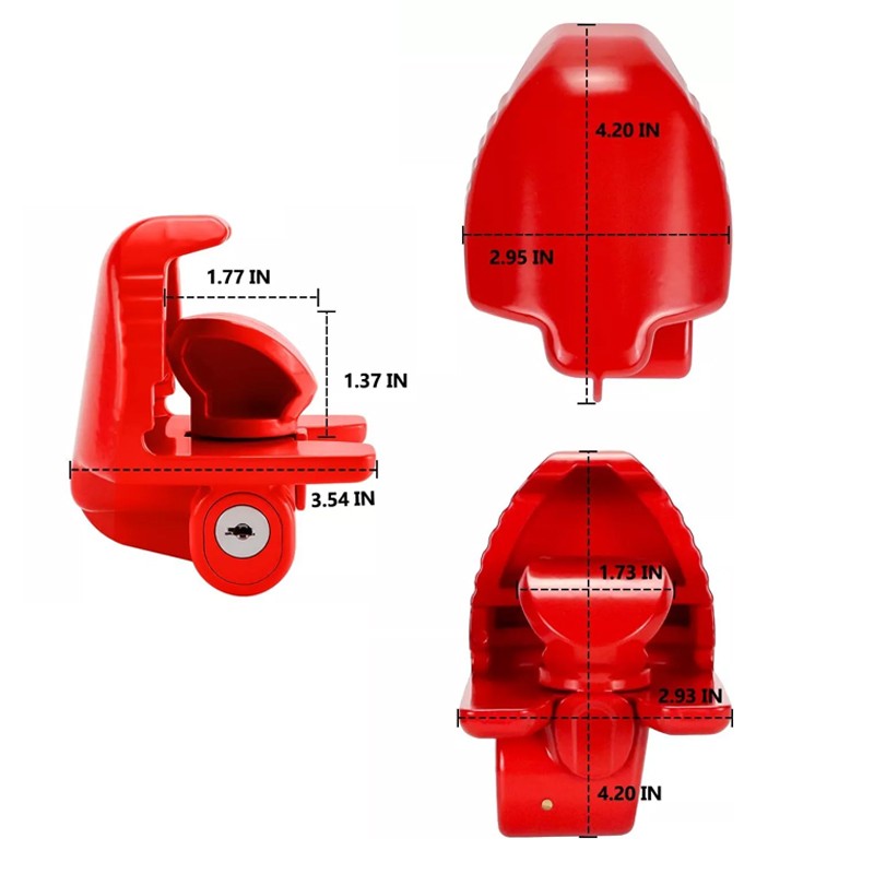 High Security Hitch Lock Caravan Trailer Hitch Coupling Tow Lock Universal W,Key