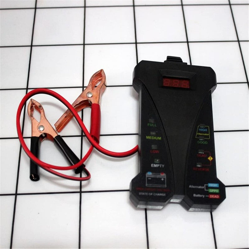 Car Battery Tester 12V – Digital LCD with Voltmeter - image 3
