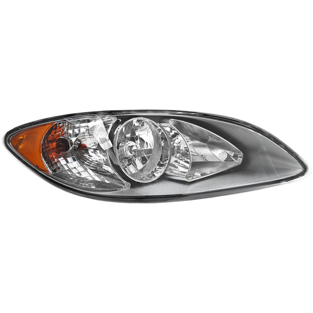Chrome Headlights Assembly Compatible With International ProStar 2008-2016 Right Passenger Side