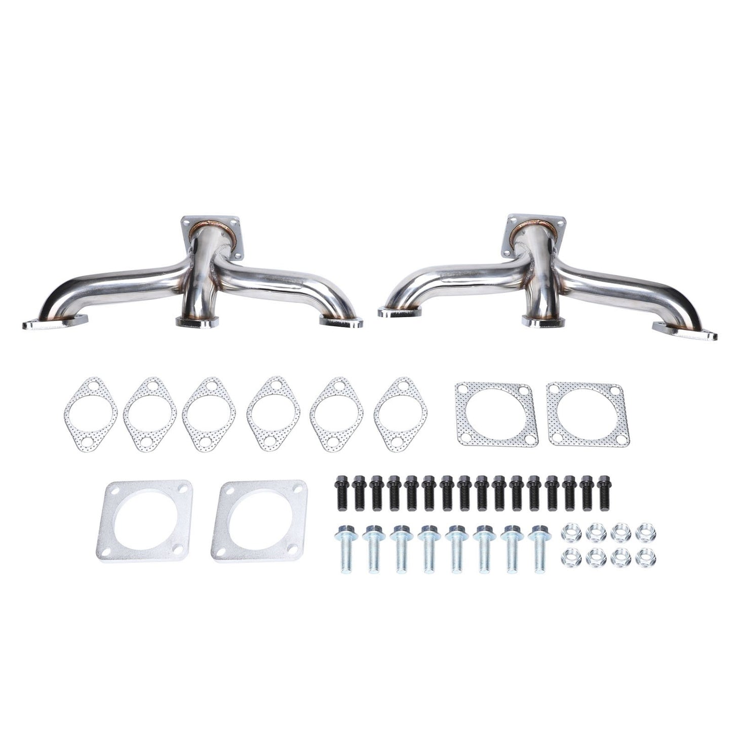 Exhaust Header For 1932-1953 Ford Flathead V8 Car Pickup Truck Shorty Ban The Sale Of Amazon&Temu
