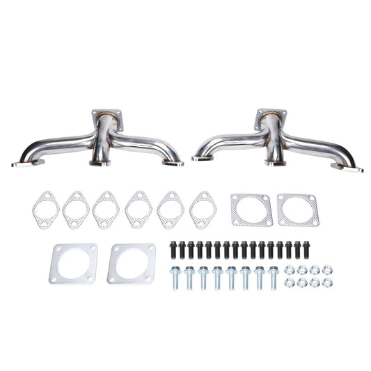 Exhaust Header For 1932-1953 Ford Flathead V8 Car Pickup Truck Shorty Ban The Sale Of Amazon&Temu