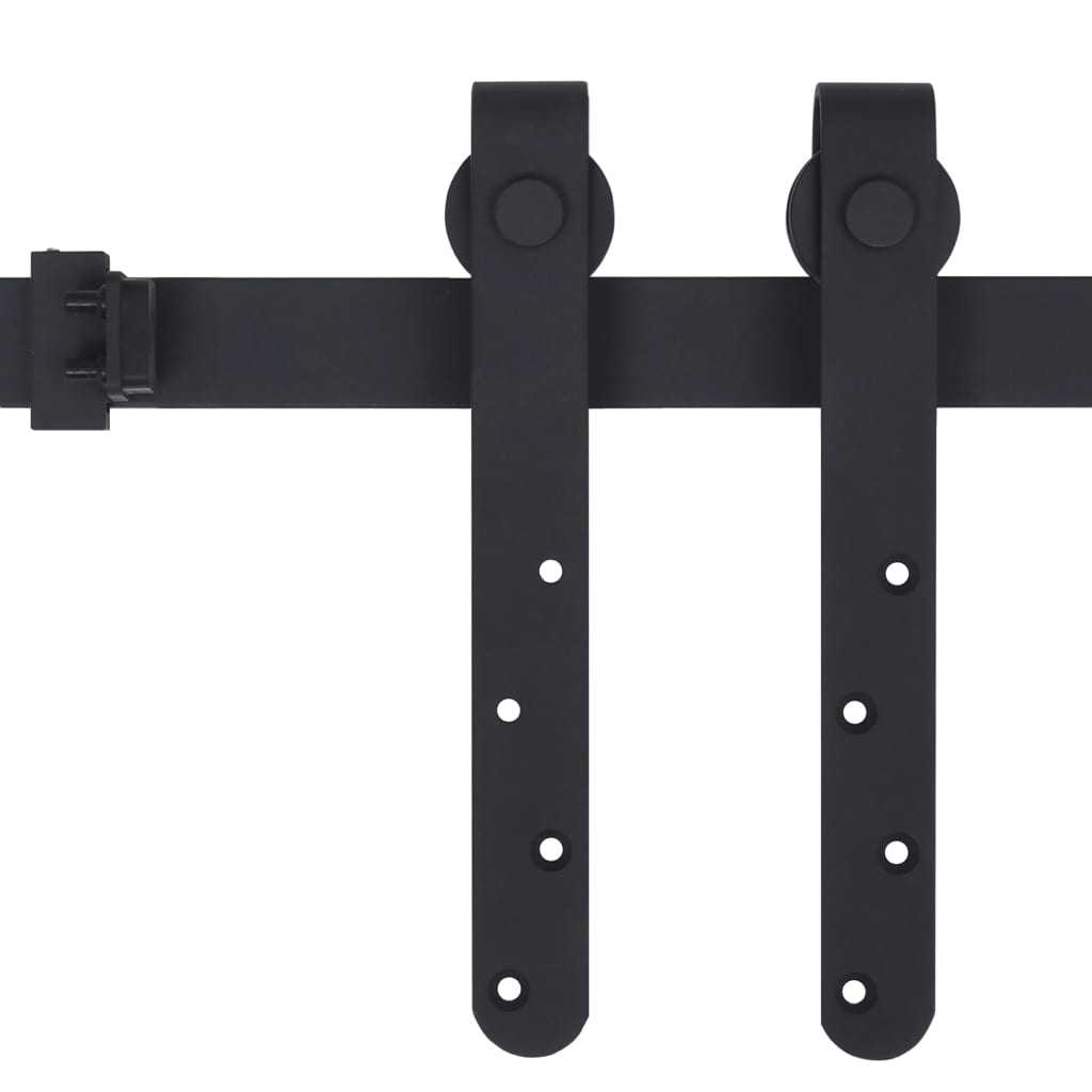 Mini Sliding Door Fitting Set for Cabinet Doors, Carbon Steel 183