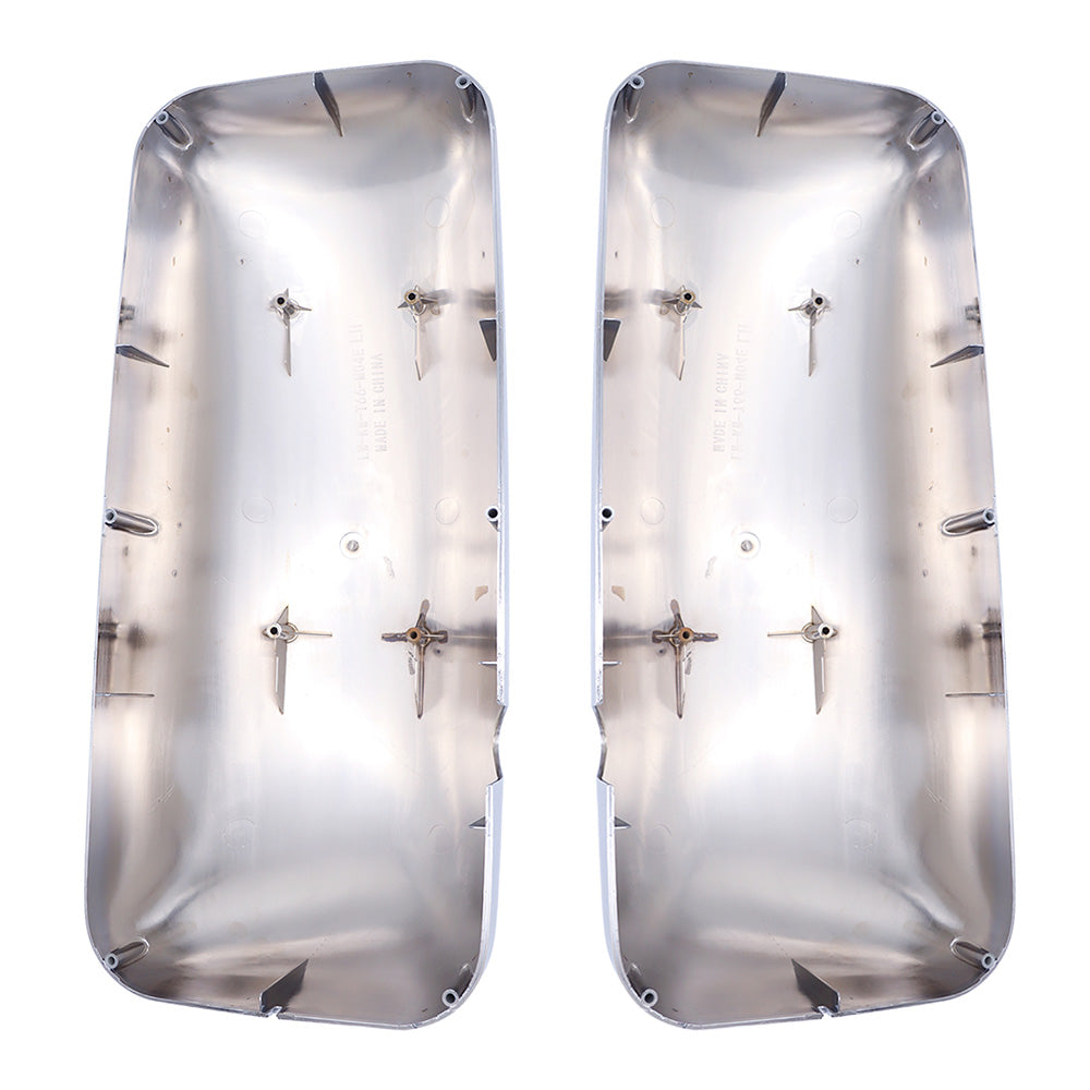 Compatible With Kenworth T660 2008-2016 Chrome Door Mirror Covers 2Pcs
