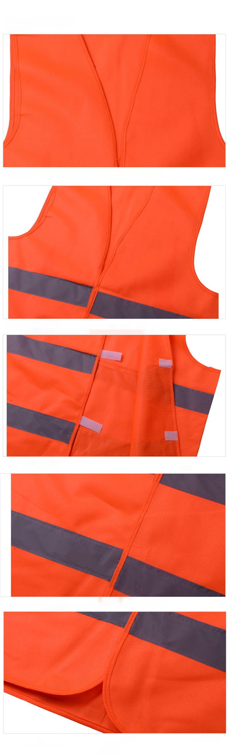 Hi-vis safety vest, yellow or orange - image 4