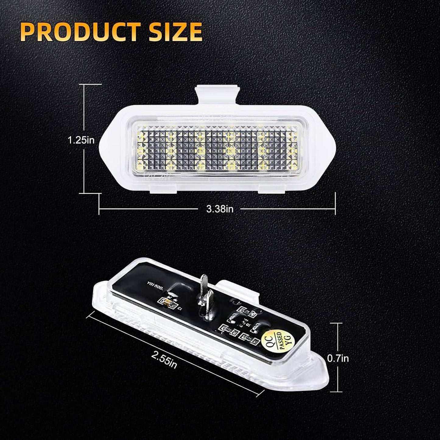 LED Side Mirror Puddle Lights For 03-06 Escalade Silverado Suburban Tahoe Sierra