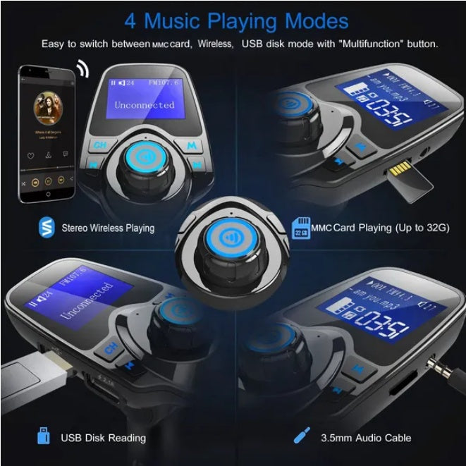 Car Mounted Wireless FM Transmitter