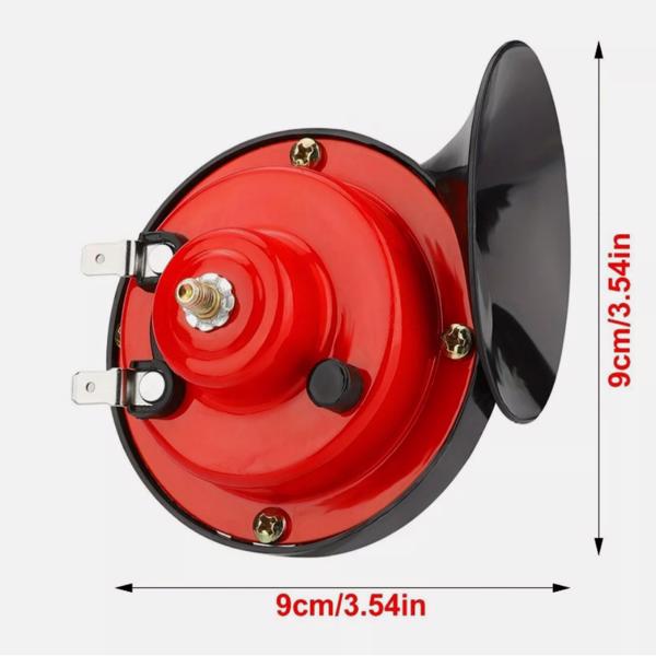 2PC 12V 300DB Super Speaker Train Air Horn Waterproof Motorcycle Car Truck SUV Boat