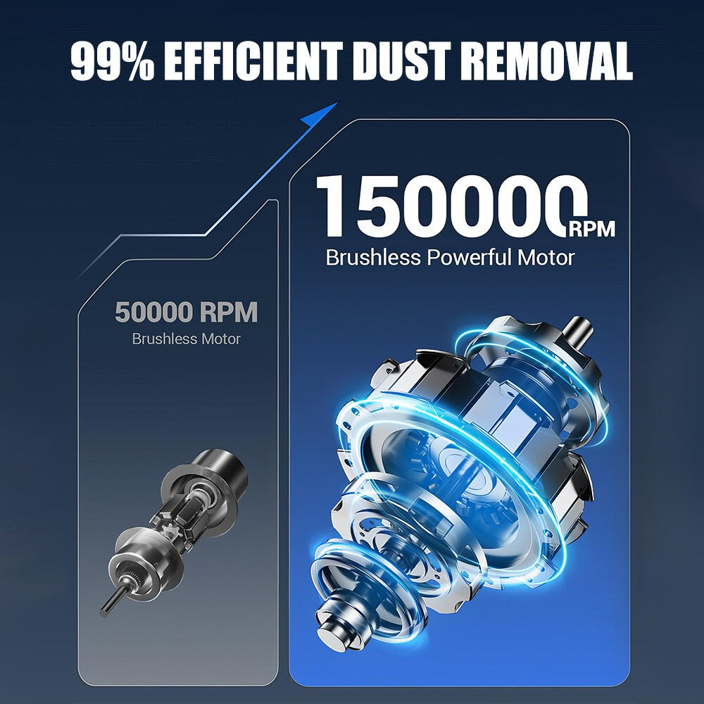 Cordless handheld car vacuum and blower - image 10
