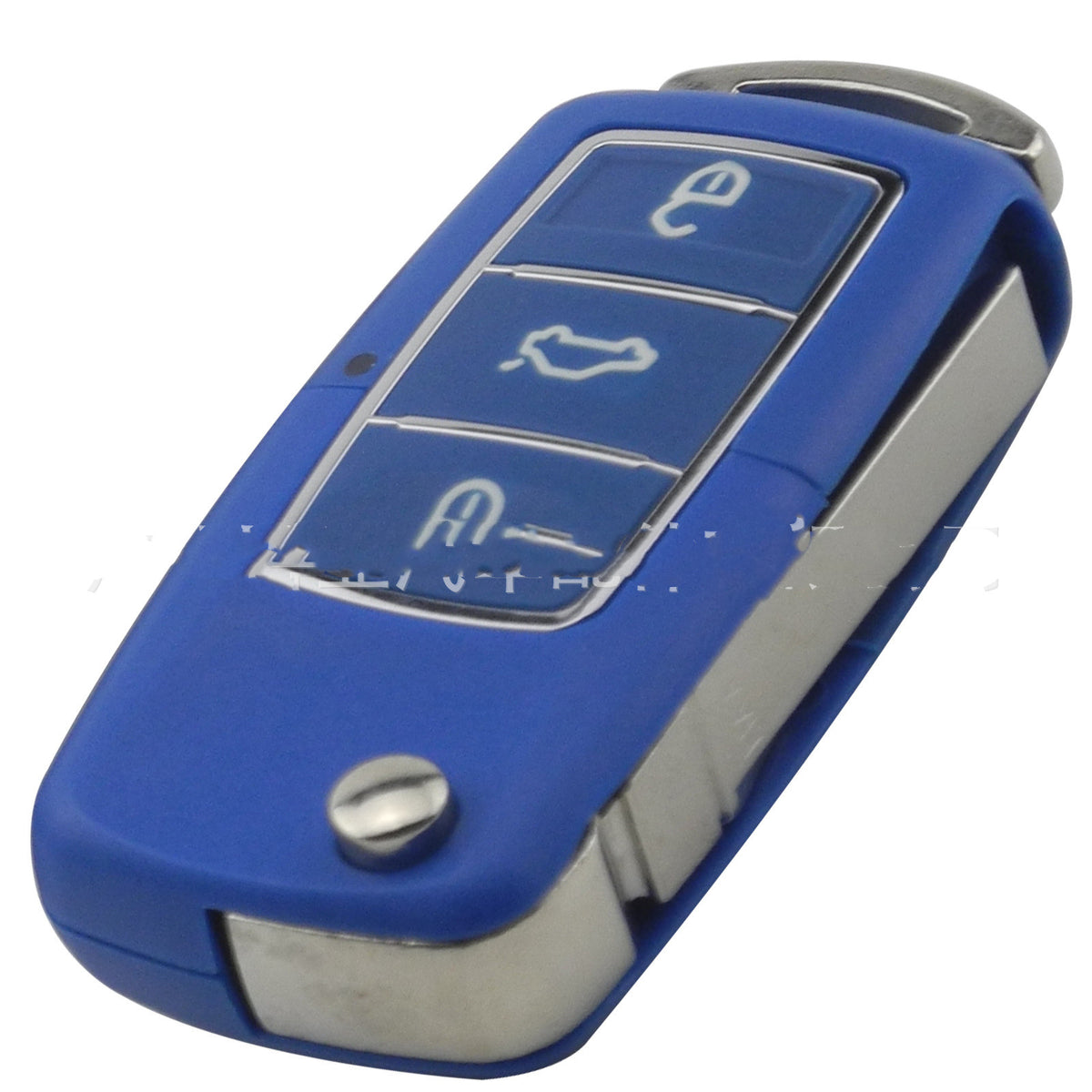 Key fob shell for Volkswagen 3-button flip keys