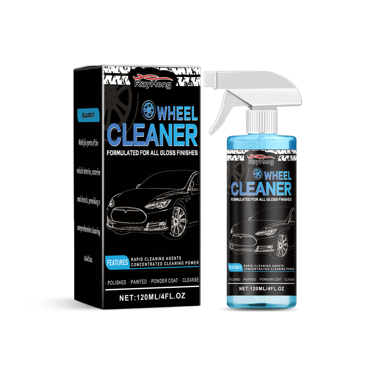 Alloy wheel cleaner spray, 120ml
