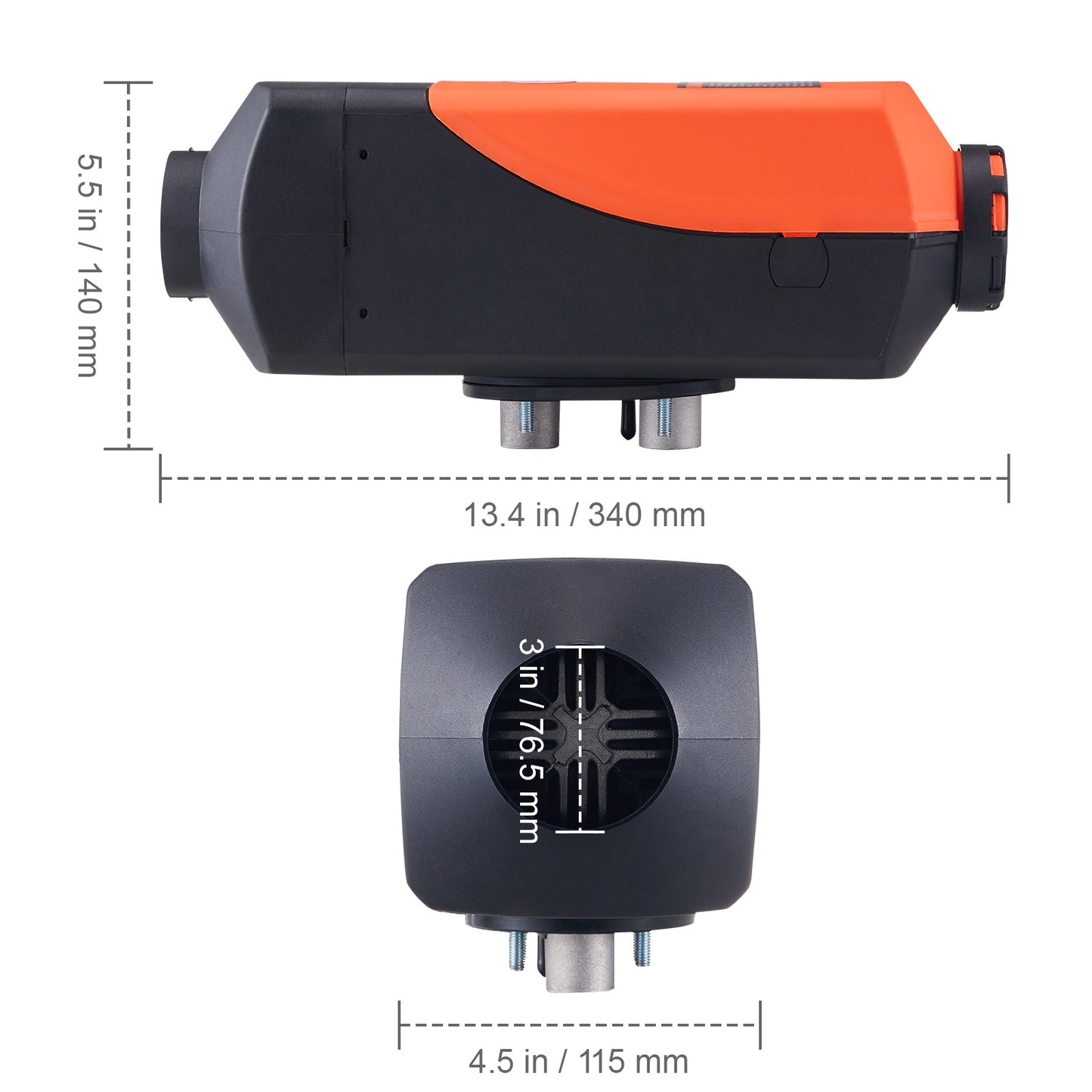 Air Heater 12V 2KW Bluetooth App LCD Display For Car Bus RV Indoors