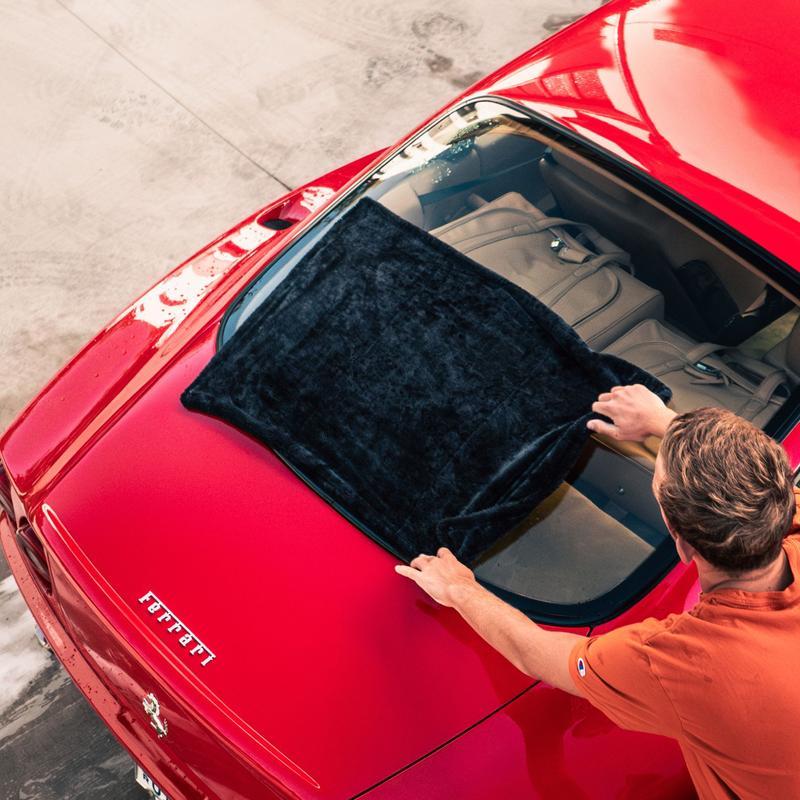 15x15in YISLU Drying Towel  - Super Absorbent Car Drying Towel, Woven With Twisted Microfiber, 1300 GSM High Quality Microfiber 70 30 Mixed Twisted Microfiber