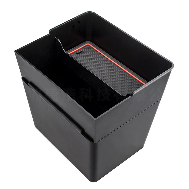 Double-Layer Car Bin and Storage Box for Tesla Model 3 and Y - image 4