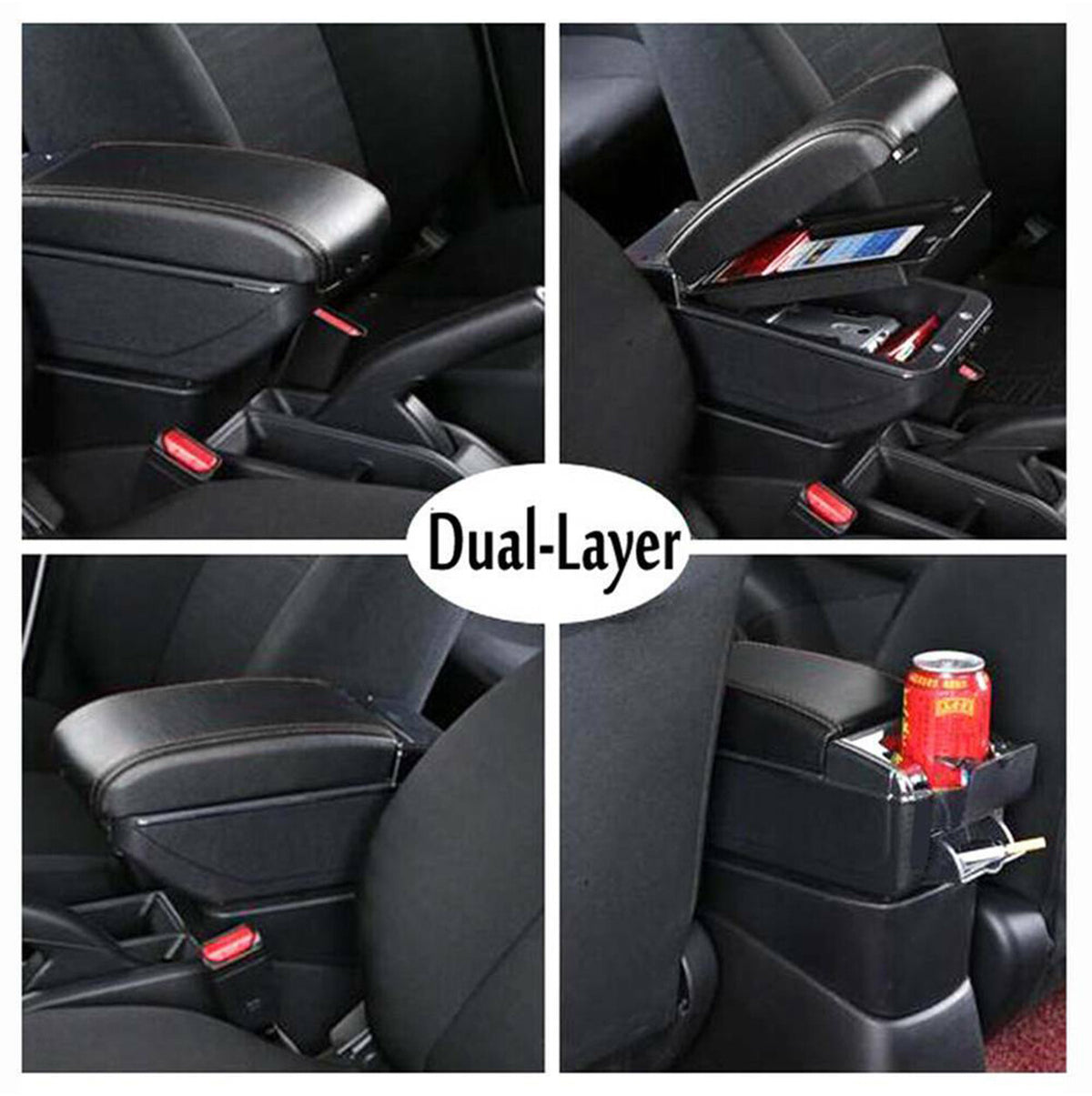 Armrest storage box for Ford Fiesta (2011–2017) - image 2