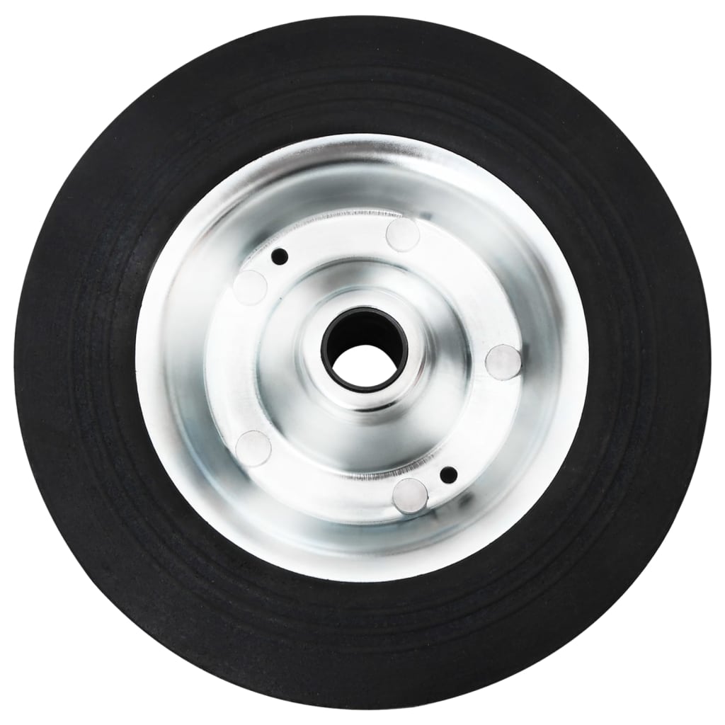 Wheel for Trailer Support Wheel Ø20x5 cm Solid Rubber and Steel