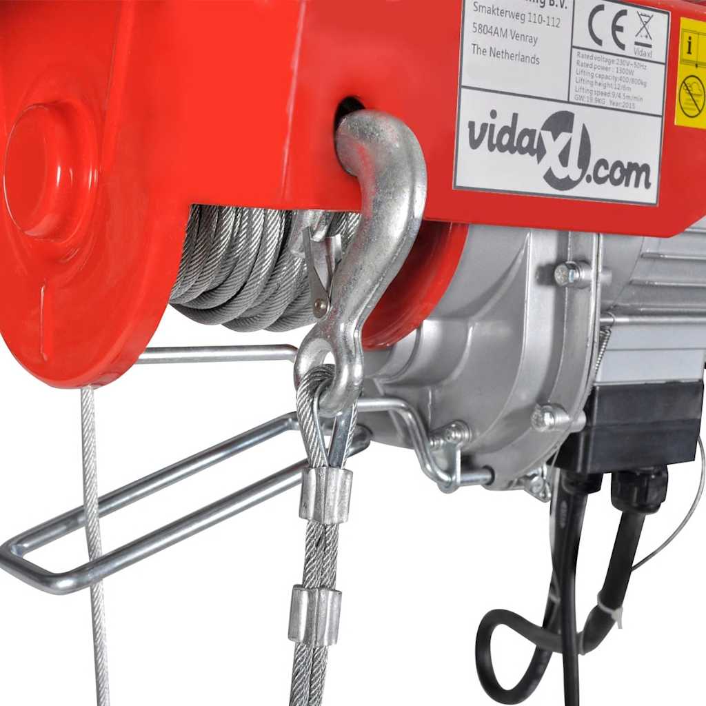 Electric rope hoist 1000 W 200/