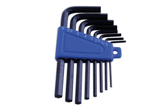Metric Hex Key Set 8 Pieces Chrome Vanadium
