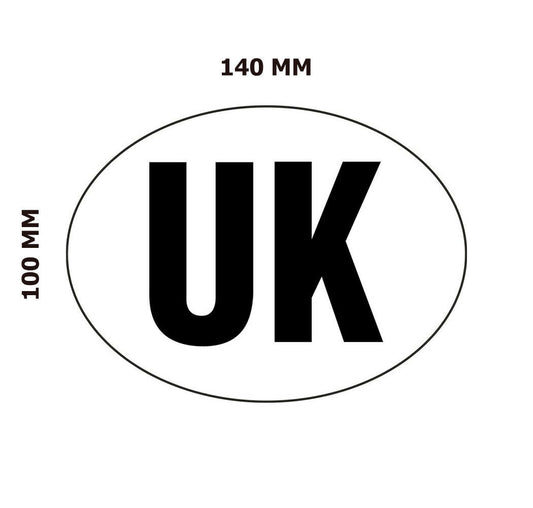 UK Self Adhesive Sticker Medium Size