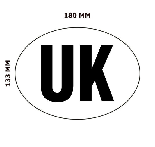 UK Self Adhesive Sticker Large