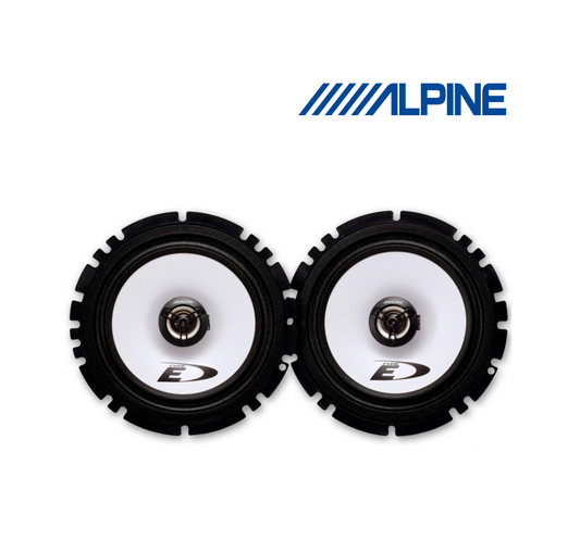 Alpine 6-1/2" (16.5cm DIN) Coaxial 2-Way Speakers