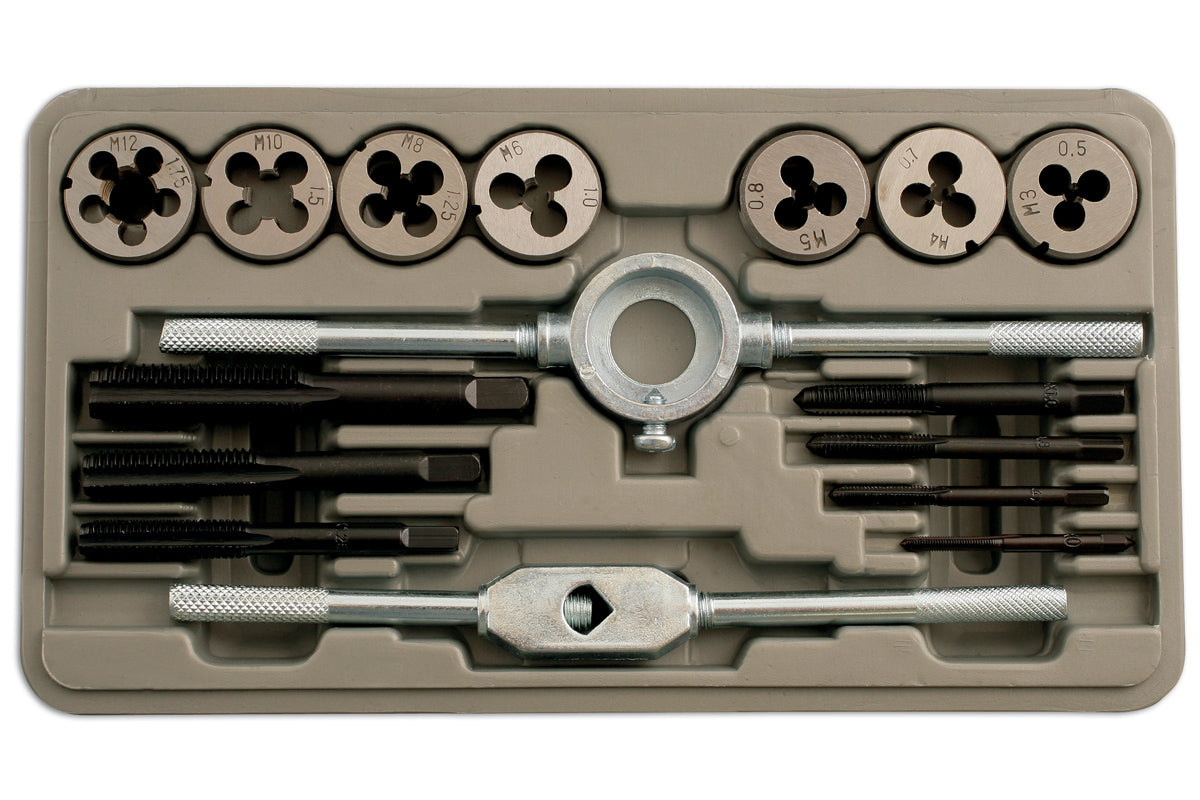 Metric Steel Metric And Die Set 16 Pieces