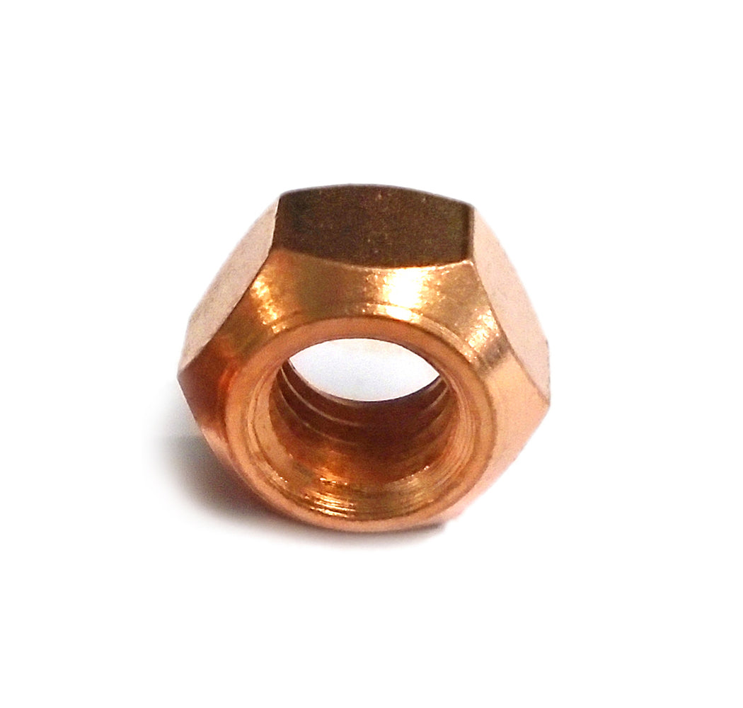 M10 Copper Flashed Manifold Nuts 10mm