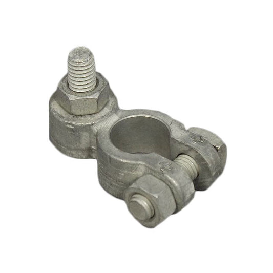 Positive Battery Terminal Clamp - Vertical 10mm Stud & Nut