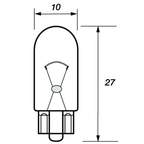 501 12V 5W (W5W) Wedge Bulbs