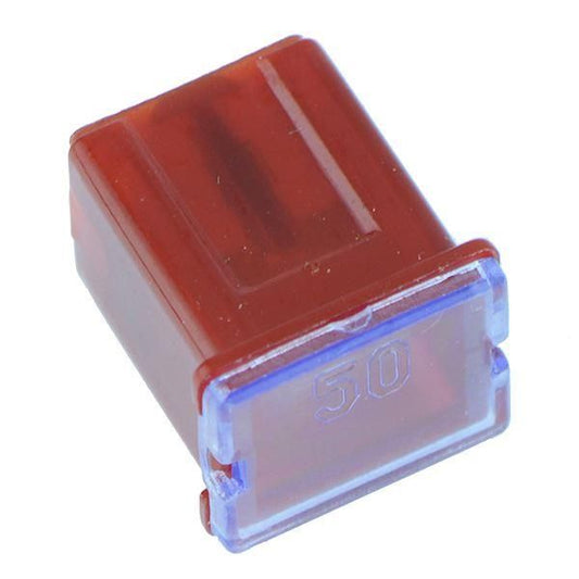 JCASE Cartridge Red Fuse Low Profile 50AMP