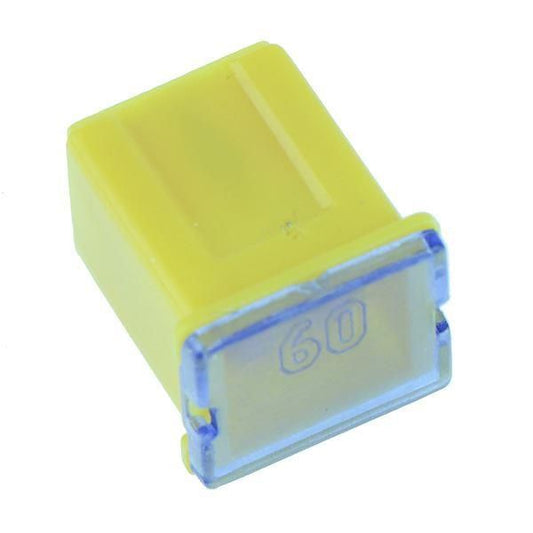 JCASE Cartridge Yellow Fuse Low Profile 60 AMP