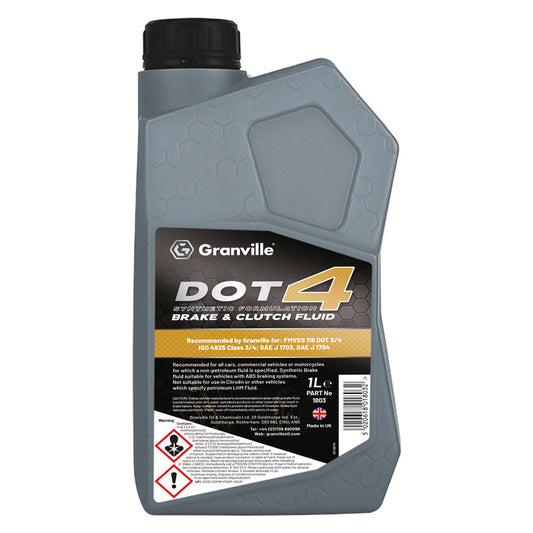 Granville Brake & Clutch Fluid Dot 4 1L