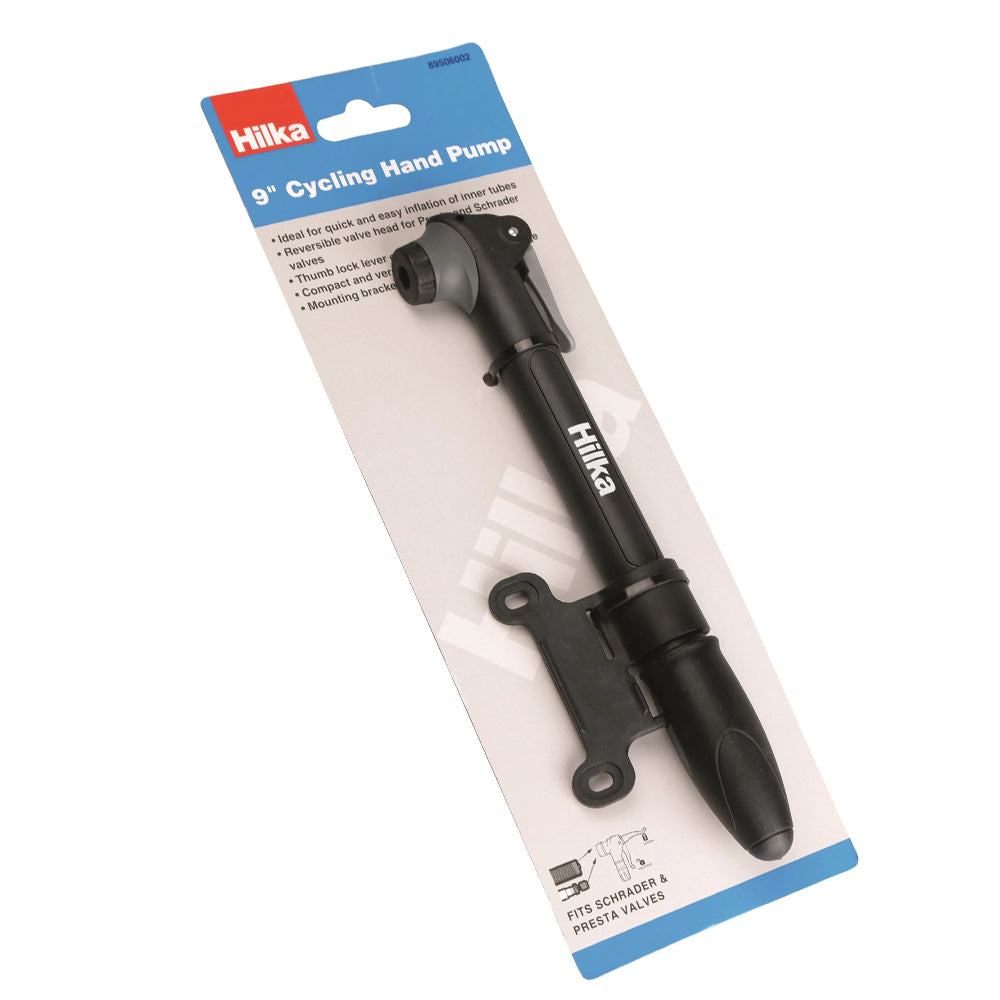 Hilka Cycling Compact Hand Pump 9"