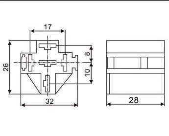 Pre-Wired 4/5 Pin Relay Base