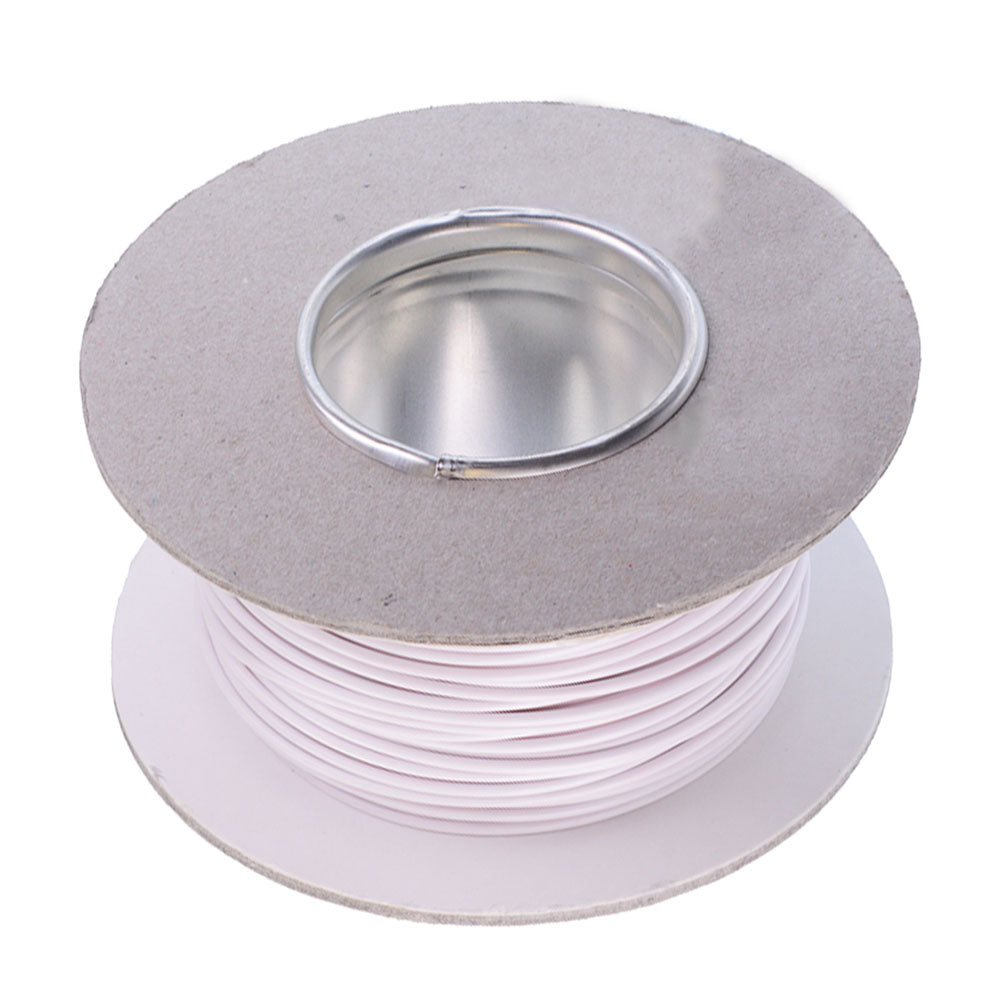 Single Core Cable Reel White 17.5 Amp 50m