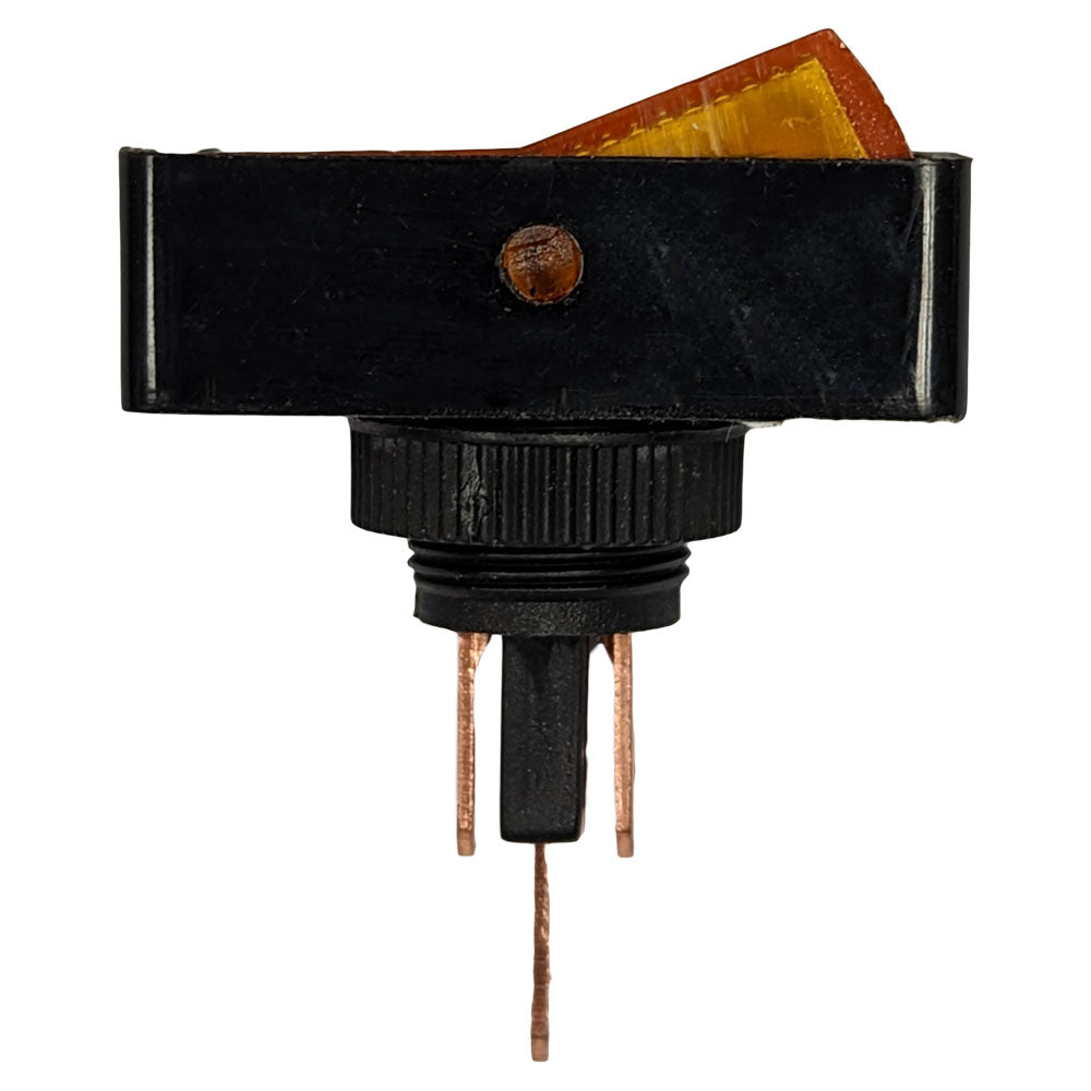 Rocker Switch On/Off Amber 16A 12V