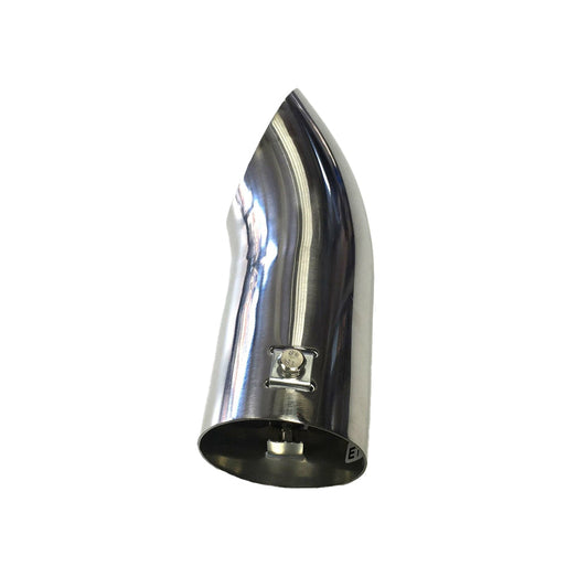 Stainless Steel Curved Exhaust Trim 37mm-50mm