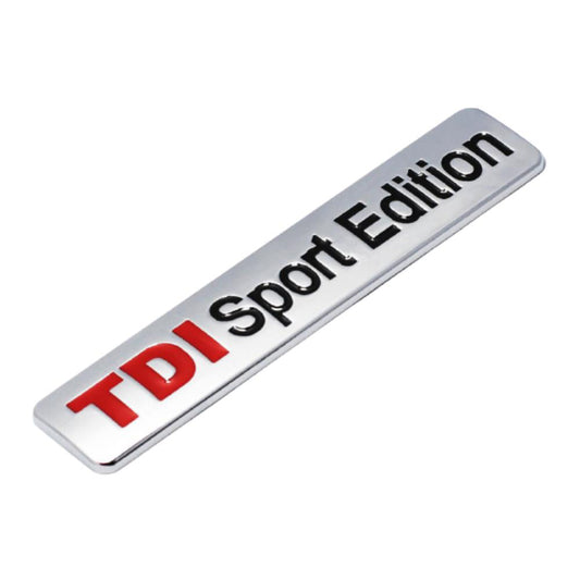 TDI SPORT Edition 3D Badge Chrome
