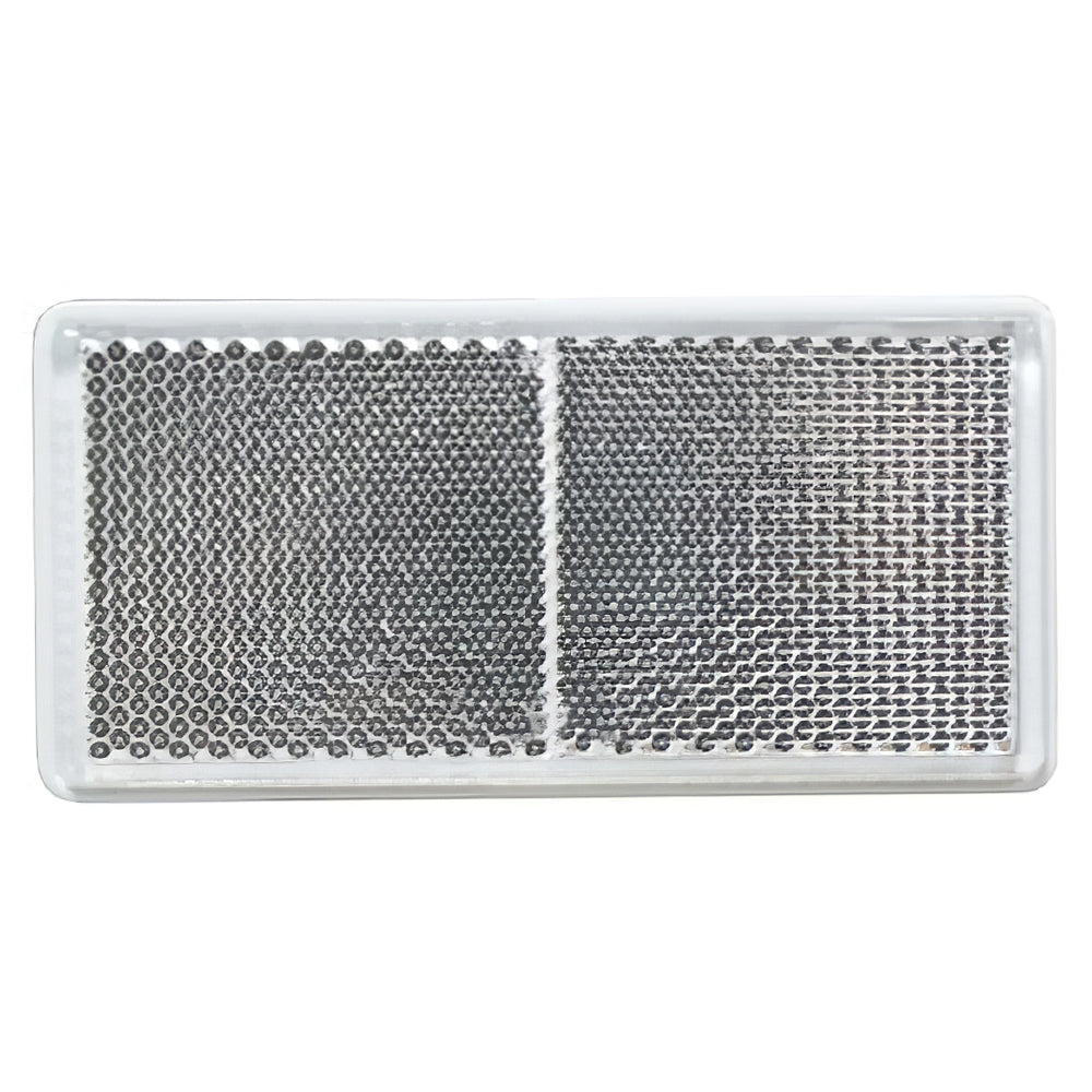 Self Adhesive White Rectangular Reflector