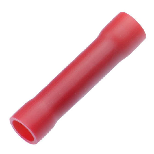 Red Butt Connector 3.3mm (crimps terminals)