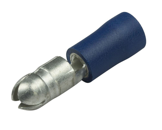 Blue Bullet Male 5.0mm (crimps terminals)