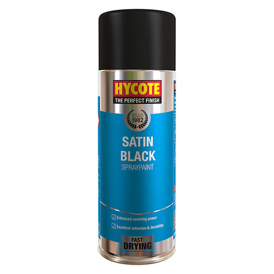 Hycote Satin Black Paint 400ml