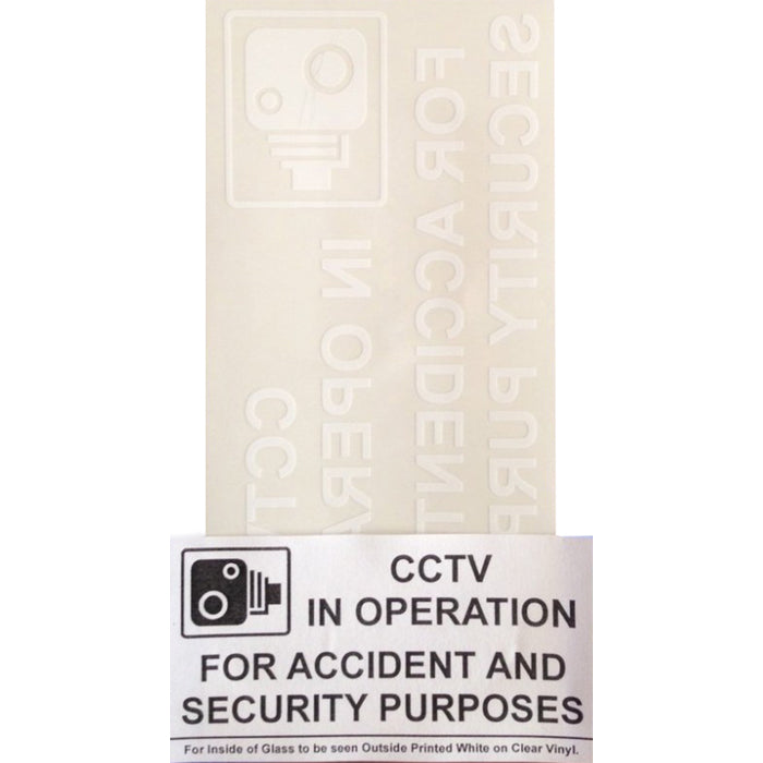 CCTV In Operation Sign Self Adhesive Sticker